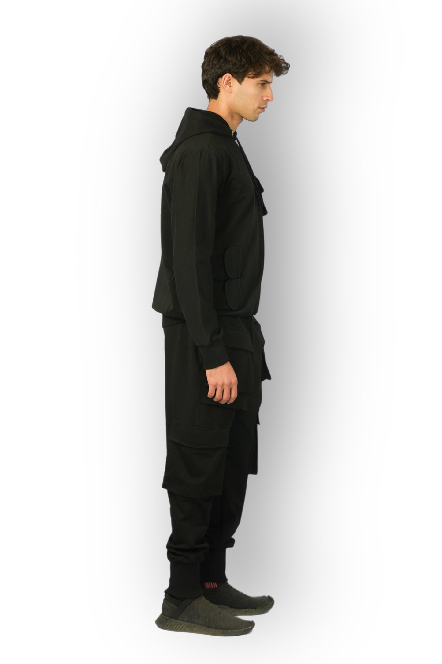 Black Hoodie with Pockets