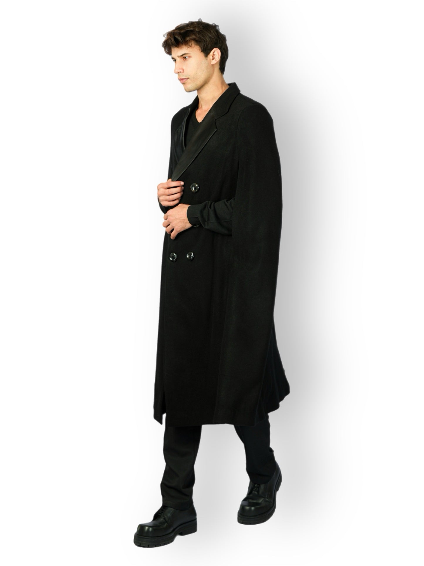 Black Cashmere Cape