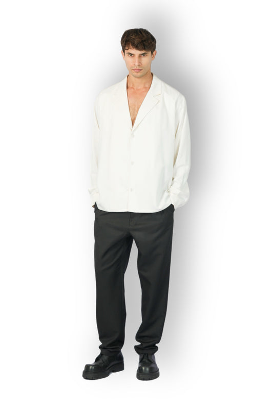 White overshirt for men 